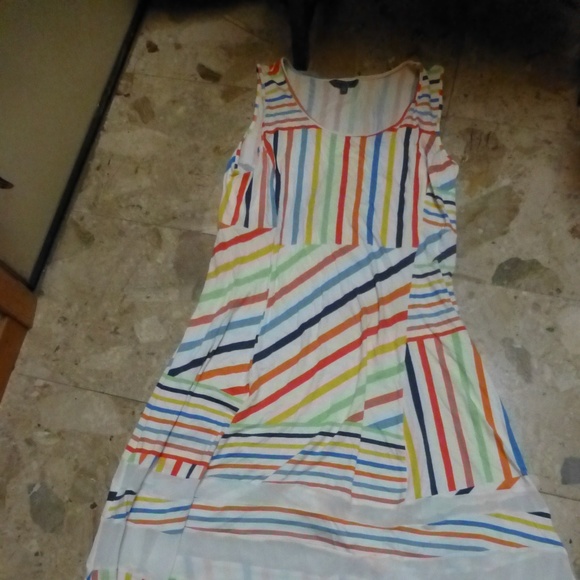 Colorful Maxi Dressby Peter Som Multi-Colo stripes - Picture 3 of 6